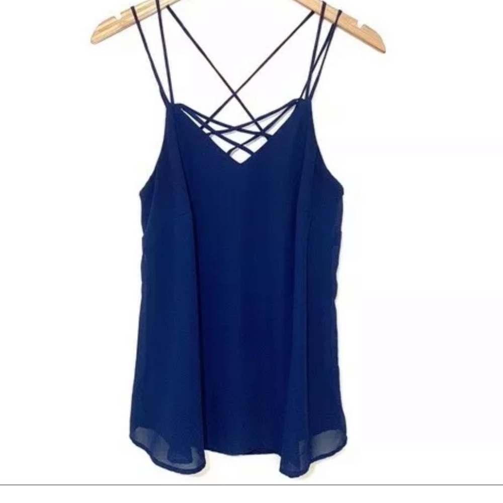 Japna strappy, flowy, royal blue tank